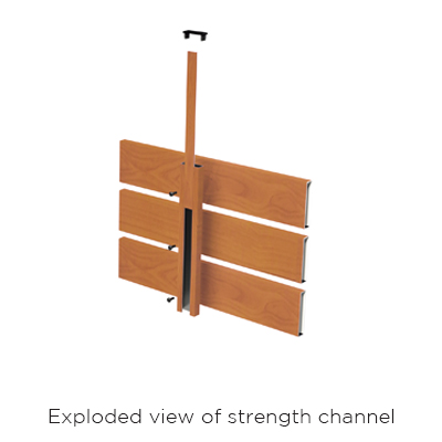 Exploded View of strength channel