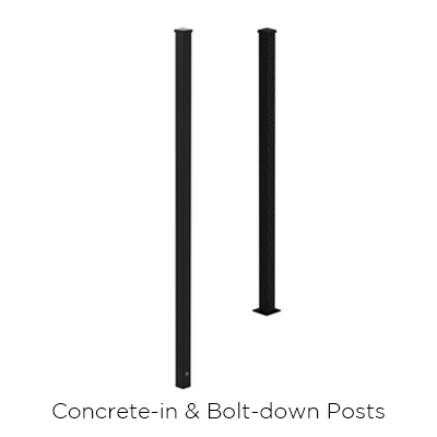 Concrete - In and Bolt - Down Posts