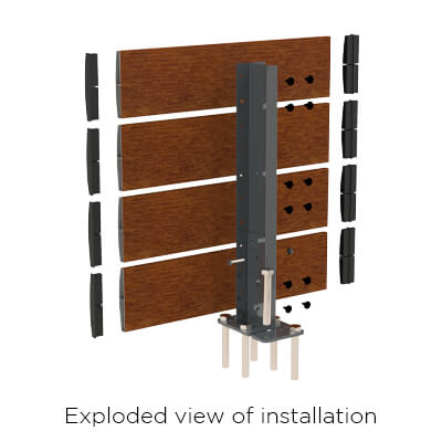 Exploded view of Installation